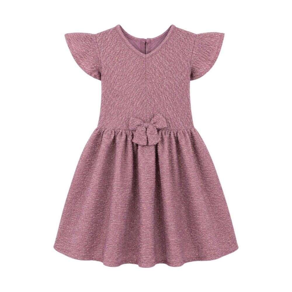 Nannette Kids Girls Purple Gold Twirly Dress Full Skirt Girls Size 7 8